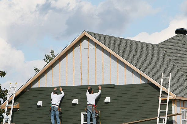 Professional Emergency Siding Repair technician working in Mineral Point, PA